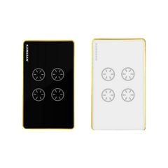 Công tắc cảm ứng 4 nút thông minh Wifi KAWA BLE-4N-T/D 