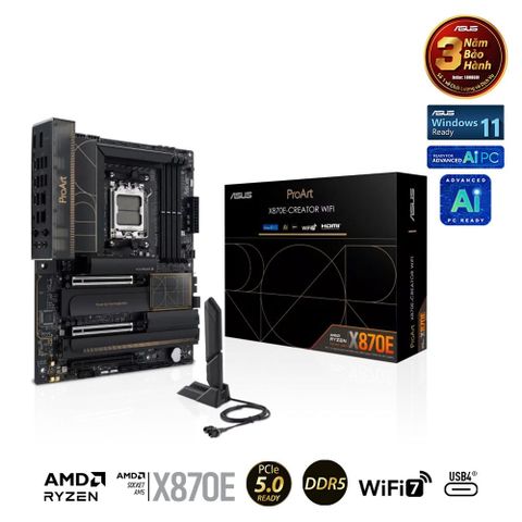 Bo mạch chủ ASUS ProArt X870E-CREATOR WIFI (DDR5)