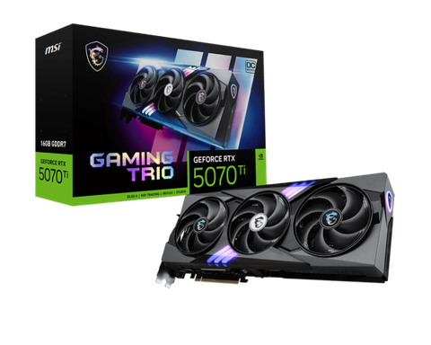 Card màn hình MSI GeForce RTX 5070 Ti 16G GAMING TRIO OC