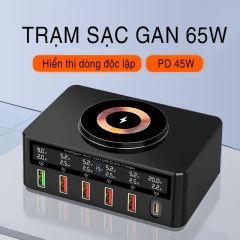  Trạm sạc đa năng GAN 65W 