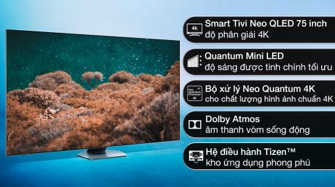 Smart Tivi Neo QLED Samsung AI 4K 75 inch QA75QN85B