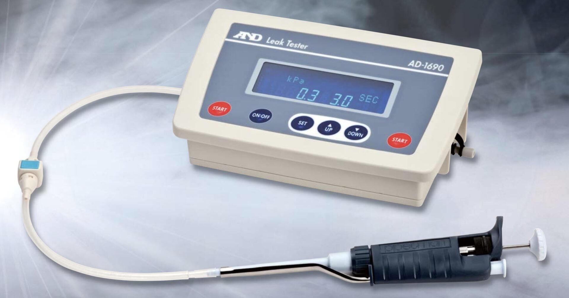 Ảnh minh họa AND Leak Tester AD-1690 thiết bị kiểm tra độ rò rỉ khí micropipette (−20 kPa /2 µL ~ 10,000 µL.) 1