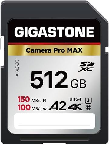 Thẻ Nhớ SDXC Gigastone 512GB 4K A2 170MB/s