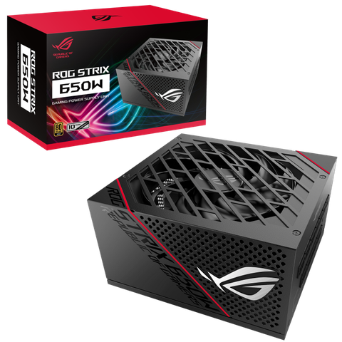 ROG STRIX 650G – PSU 650W Gold ổn định, bền bỉ