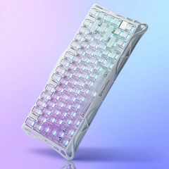  Mercury K1 Lite Crystal Aurora – Bàn phím cơ trong suốt RGB 