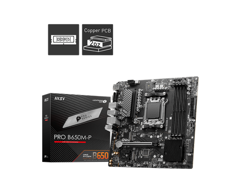 Bo mạch chủ MSI PRO B650M-P (DDR5)