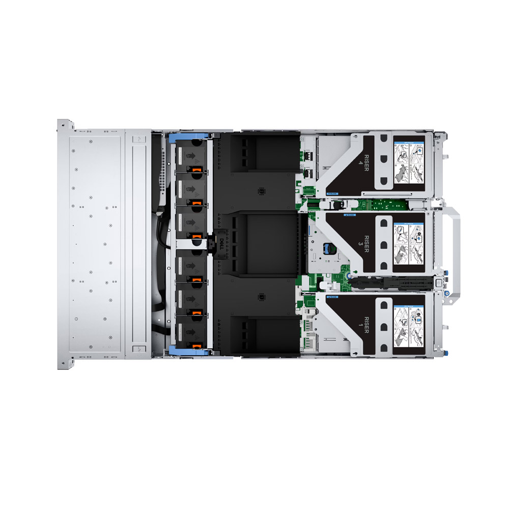 Ảnh minh họa Máy chủ Dell PowerEdge R760 42SVRDR760-01A (Intel Xeon Silver 4510 2.4G | 16GB RDIMM | 1.2TB SAS | PERC H755 | iDRAC9 Ent | 2 x 800W | BC5720 DP | BC57414 DP SFP | ProSupport 36M) 1