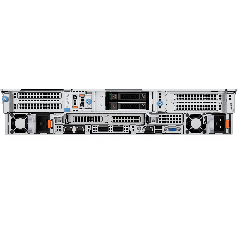 Ảnh minh họa Máy chủ Dell PowerEdge R760 42SVRDR760-01A (Intel Xeon Silver 4510 2.4G | 16GB RDIMM | 1.2TB SAS | PERC H755 | iDRAC9 Ent | 2 x 800W | BC5720 DP | BC57414 DP SFP | ProSupport 36M) 2