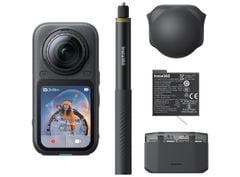  Insta360 X6 Essentials Bundle đen cho quay 360 độ linh hoạt 