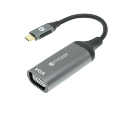  Bộ Chuyển Đổi Mazer ALU USB-C to VGA 1080P Adapter M-USBCAL351-GY 