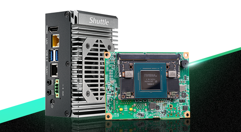 Máy Tính Công Nghiệp Shuttle SPCNV13 NVIDIA Jetson Orin NX 8GB 512GB