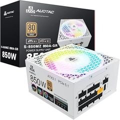  Nguồn Máy Tính 850W Full Modular 80+ Gold ATX 3.1 Màu Trắng 