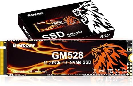 Ổ Cứng SSD M.2 NVMe PCIe 4.0 Bestoss 512GB 5000MB/s