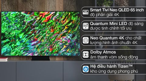 Smart Tivi Neo QLED Samsung AI 4K 65 inch QA65QN90B