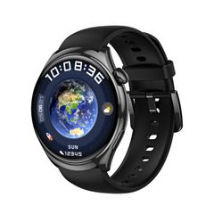 Huadai HD4 Black Silicone – Smartwatch AMOLED 1.43″ Theo Dõi Sức Khỏe 