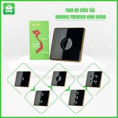  Công Tắc Hunonic Premium Hình Vuông 
