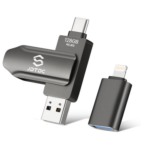 JDTDC 3-in-1 Auto Backup USB Flash Drive 128GB – Sao Lưu Đa Thiết Bị