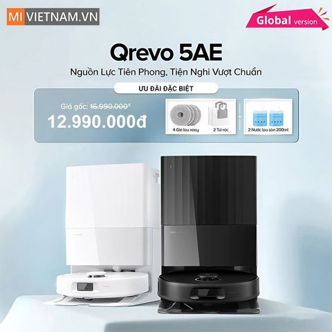 Robot hút bụi lau nhà Roborock Qrevo 5AE