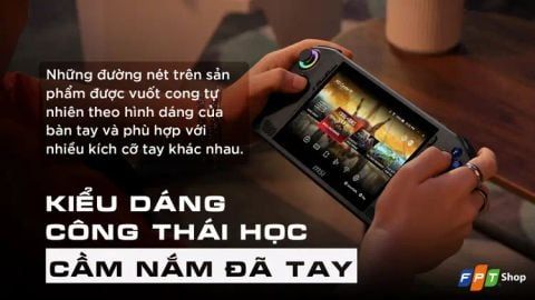 Máy chơi game cầm tay MSI Claw A1M 049VN Ultra 7 155H/AI/16GB/512GB/7 inch FHD/Win 11