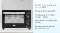  Lò nướng Panasonic NB-H3801KRA 38 lít 