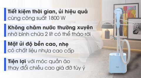 Bàn ủi hơi nước đứng Panasonic NI-GSE050ARA 1800W