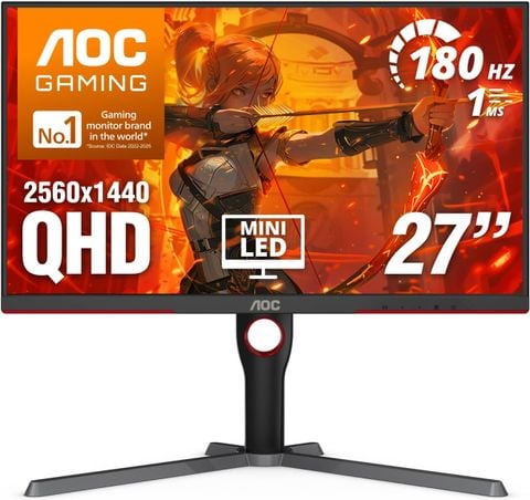 Màn Hình Gaming AOC Q27G3XMN 27 Inch 2K 180Hz Mini LED