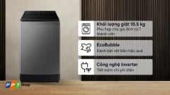  Samsung Inverter 10.5 kg WA10CG5745BDSV 