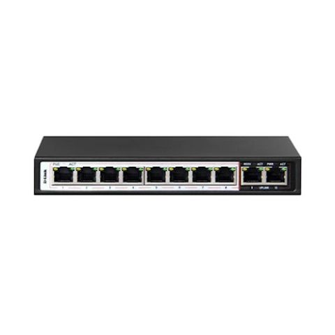 Switch POE DLink 8P DES F1010P