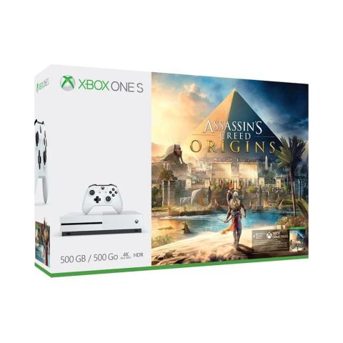 Máy Chơi Game Microsoft XBox One S 500GB Assassin's Creed Origins Bundle