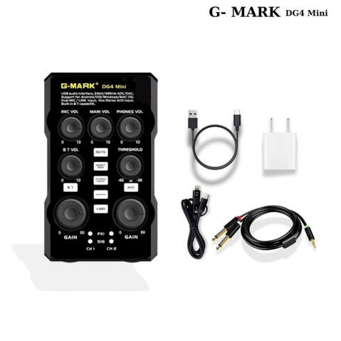 Box Livestream G-Mark DG4 Mini - Thu Âm, Hát Live Stereo