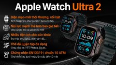  Apple Watch Ultra 2 GPS + Cellular 49mm viền Titanium đen dây Ocean 