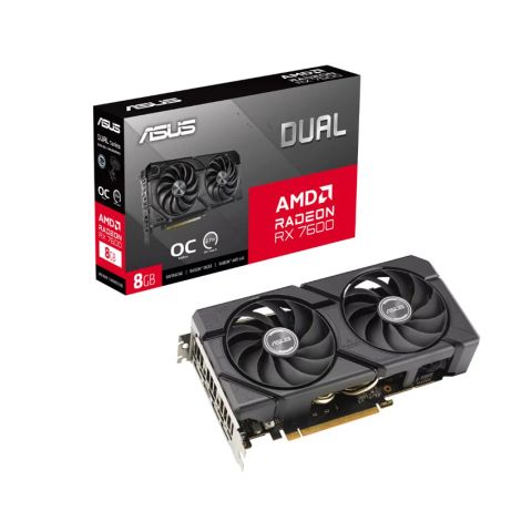 Card màn hình Asus DUAL RX 7600 O8G EVO