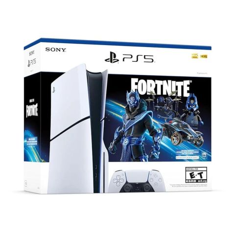 Máy Chơi Game Sony Playstation 5 Slim Console Fortnite Cobalt Star Bundle