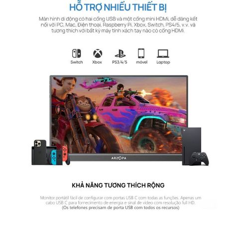 Màn hình di động ARZOPA Z1FC