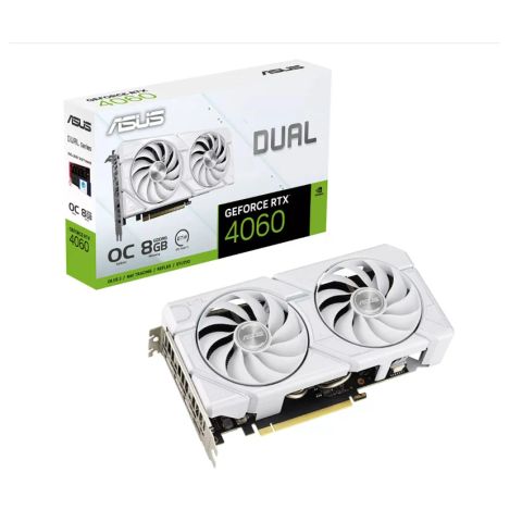 Card màn hình Asus DUAL RTX 4060 O8G EVO WHITE
