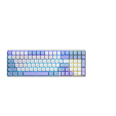  Bàn phím AULA S100 PRO TM (Xanh dương+trắng+tím/ Red switch) S100PRO01 