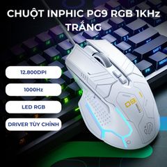  Chuột Inphic PG9 RGB 1KHz Trắng 