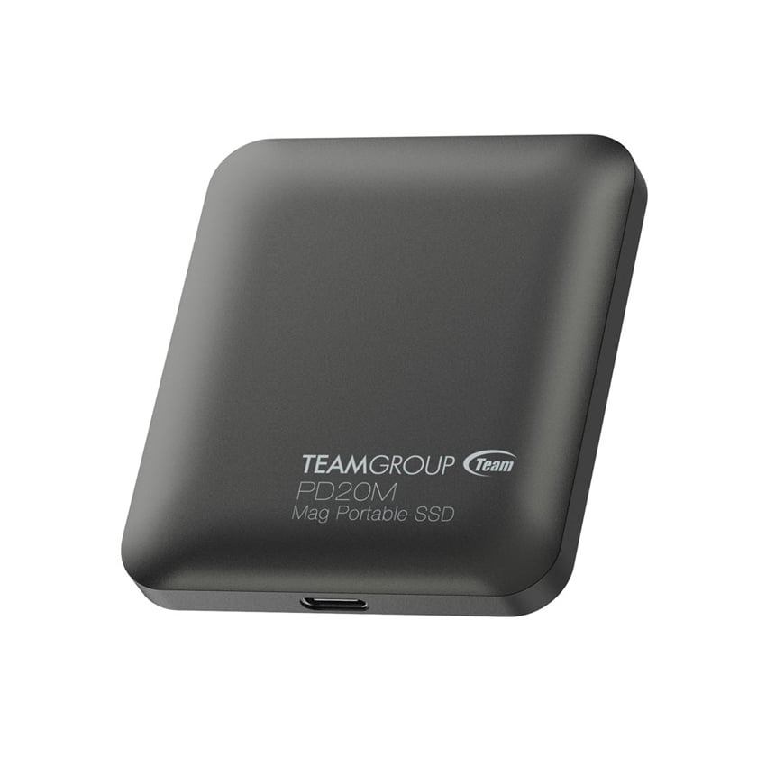 Ảnh minh họa Ổ cứng di động Teamgroup SSD 2TB USB3.2 Gen2x2 PD20M Mag màu đen TPSEG2002T0C108 (Đọc 2000MB/s-Ghi 2000MB/s) 1