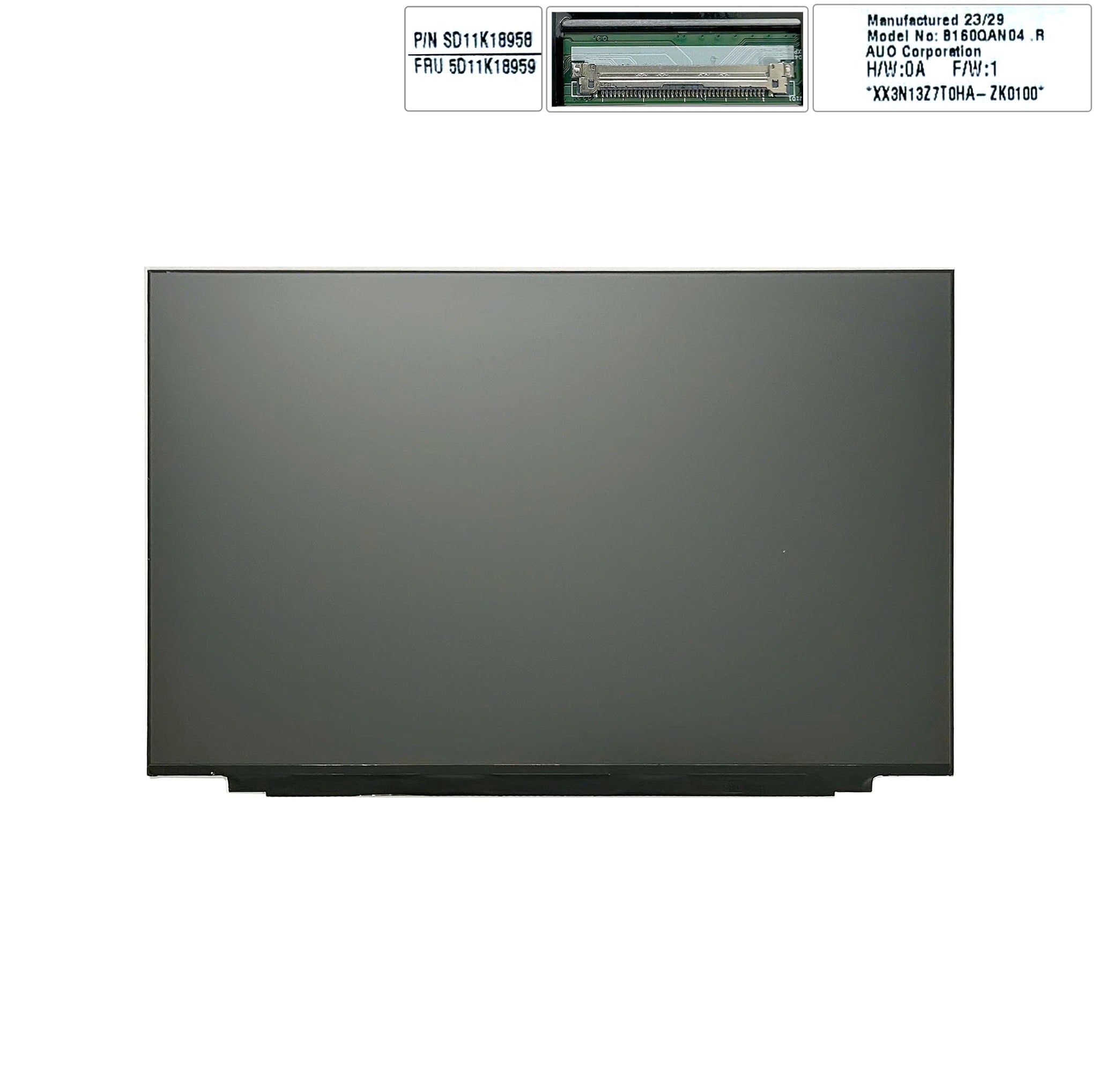 Màn hình 16 Lenovo ThinkBook 16 G6+ IMH B160QAN04.R WQXGA+ 3200x2000 IPS 120Hz Thường 40 chân & FRU : 5D11K18959 MNGO07ZA1-4 16 G7+ (ORG +)