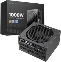  Nguồn Vetroo 1000W ATX 3.1 PCIe 5.1 Màu Đen 