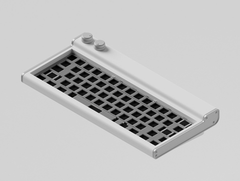 Bays60 Keyboard - White - E-Coating