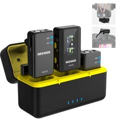  NEEWER CM28 micro không dây 2 mic, ghi âm dự phòng 4GB 
