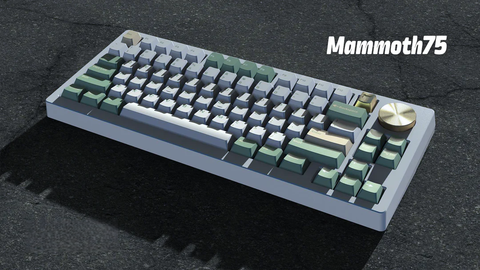 Mammoth75 Keyboard - E-white