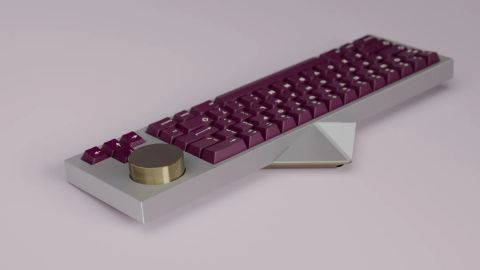 GMK Maroon Keyboard