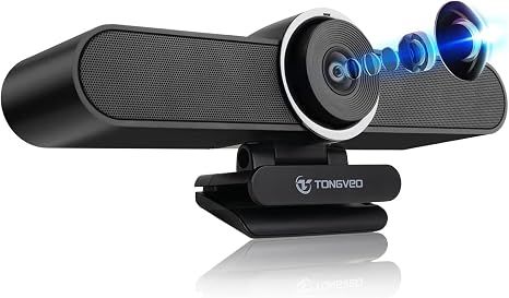Webcam TONGVEO 4K AI Góc Rộng 116° Tích Hợp Micro Và Loa