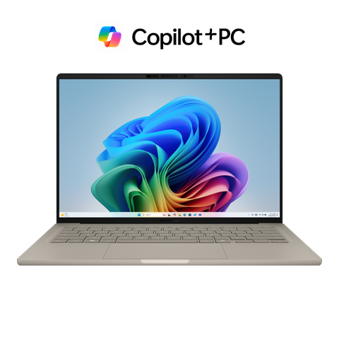 ASUS Zenbook A14 UX3407 Zabriskie Beige – Laptop AI siêu nhẹ