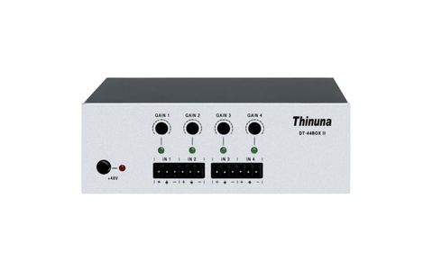 Thinuna DT-44BOX II: Bộ Kết Nối Dante 4x4 Nhỏ Gọn & Bảo Trì