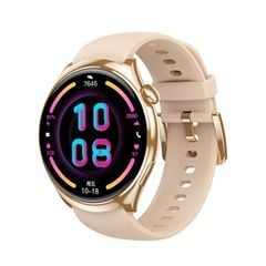  Huadai HD4 Gold Silicone – Smartwatch AMOLED 1.43″ Theo Dõi Sức Khỏe 