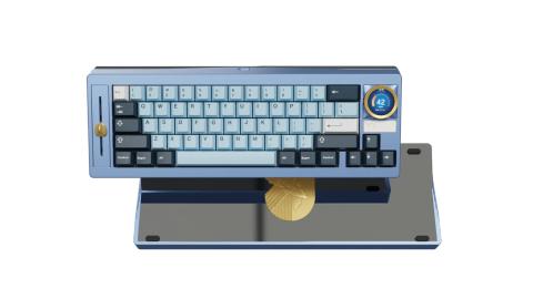 Freya Ultra Anodized IceBlue Keyboard