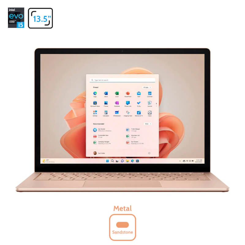 Surface Laptop 5 13.5 inch 2256×1504, Touch, Intel Core i5 1235U Ram 16GB SSD 256GB, Windows 11 Home